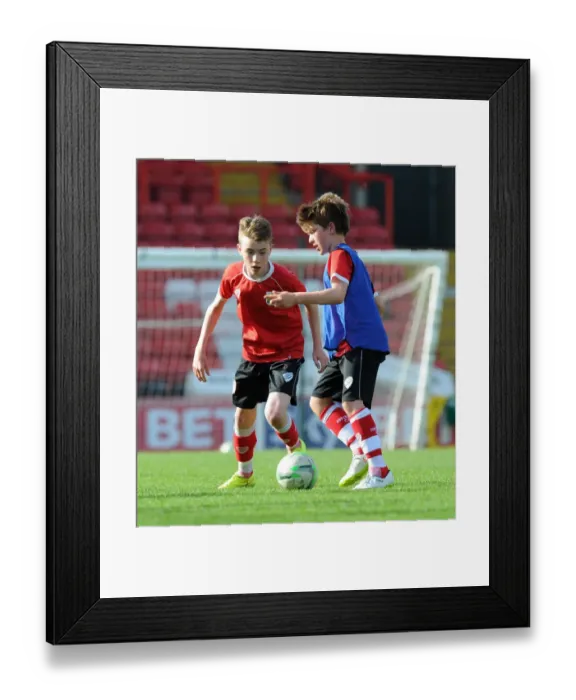Framed Print : Bristol City Academy Players Train at Ashton Gate Stadium Framed Print : Bristol City Academy Players Train at Ashton Gate Stadium
