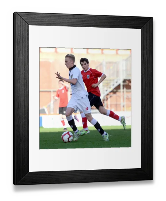 Framed Print : Bristol City Academy Players Train at Ashton Gate Stadium Framed Print : Bristol City Academy Players Train at Ashton Gate Stadium