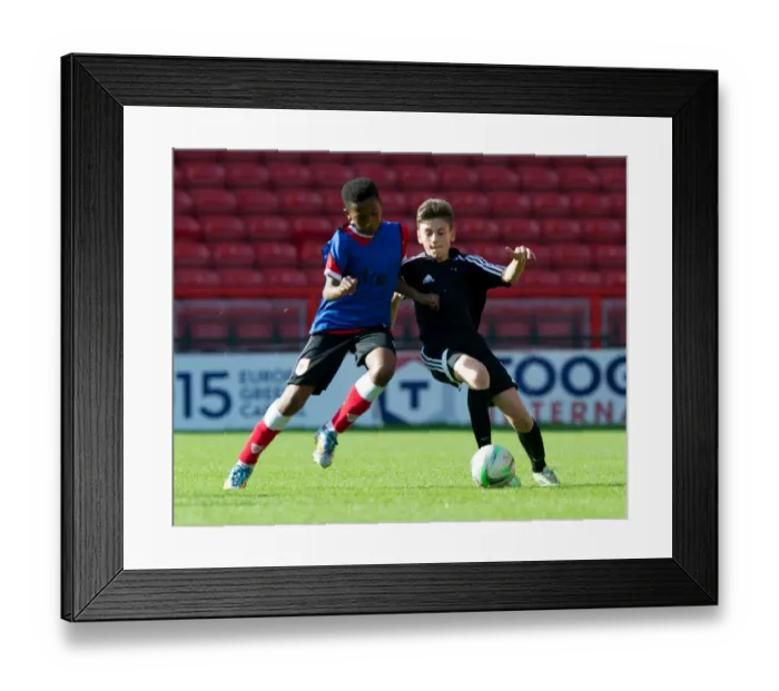 Framed Print : Bristol City Academy Players Train at Ashton Gate Stadium Framed Print : Bristol City Academy Players Train at Ashton Gate Stadium
