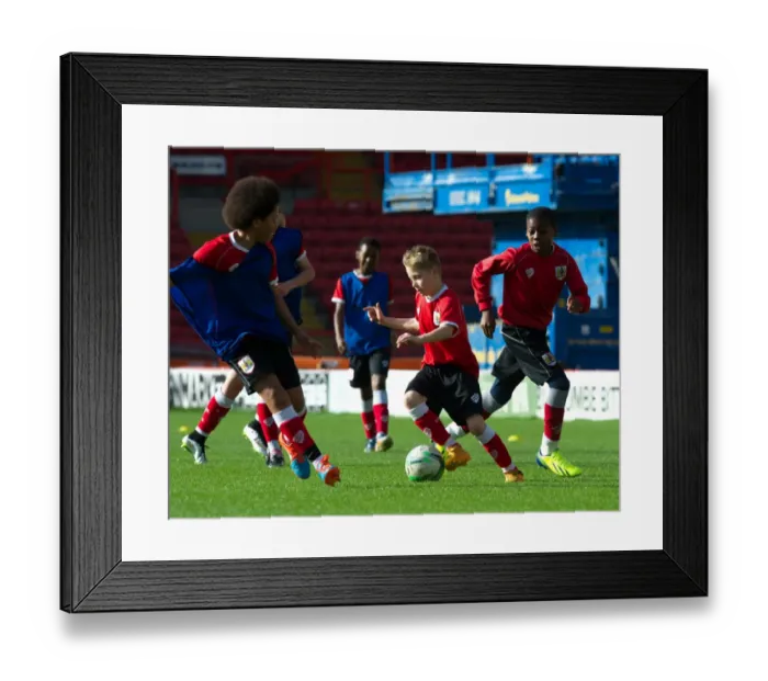 Framed Print : Bristol City Academy Players Train at Ashton Gate Stadium Framed Print : Bristol City Academy Players Train at Ashton Gate Stadium