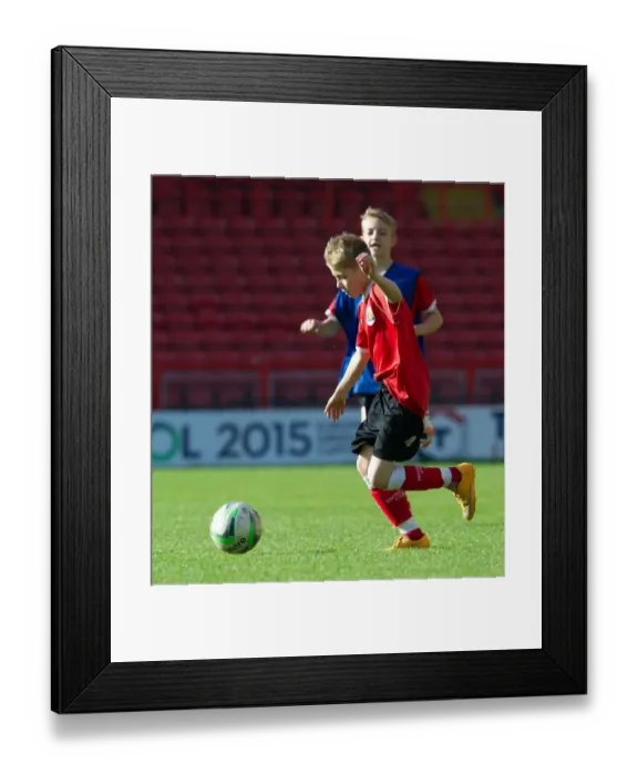 Framed Print : Bristol City Academy Players Train at Ashton Gate Stadium Framed Print : Bristol City Academy Players Train at Ashton Gate Stadium