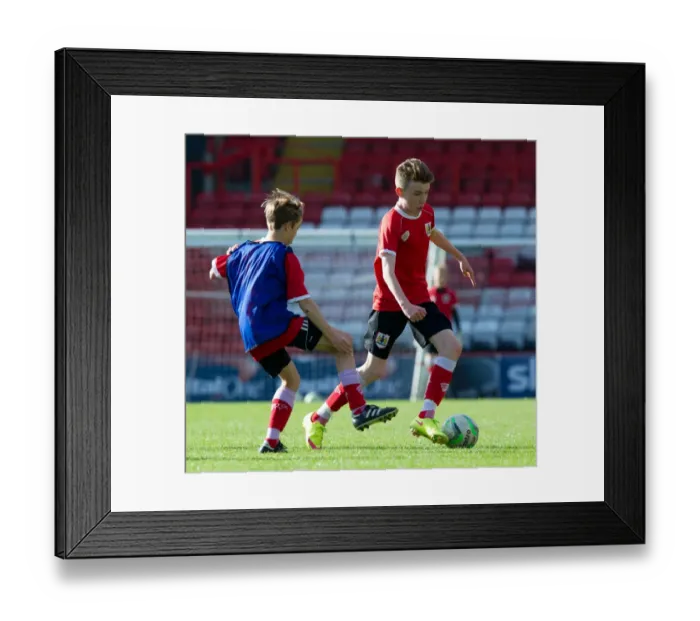 Framed Print : Bristol City Academy Players Train at Ashton Gate Stadium Framed Print : Bristol City Academy Players Train at Ashton Gate Stadium