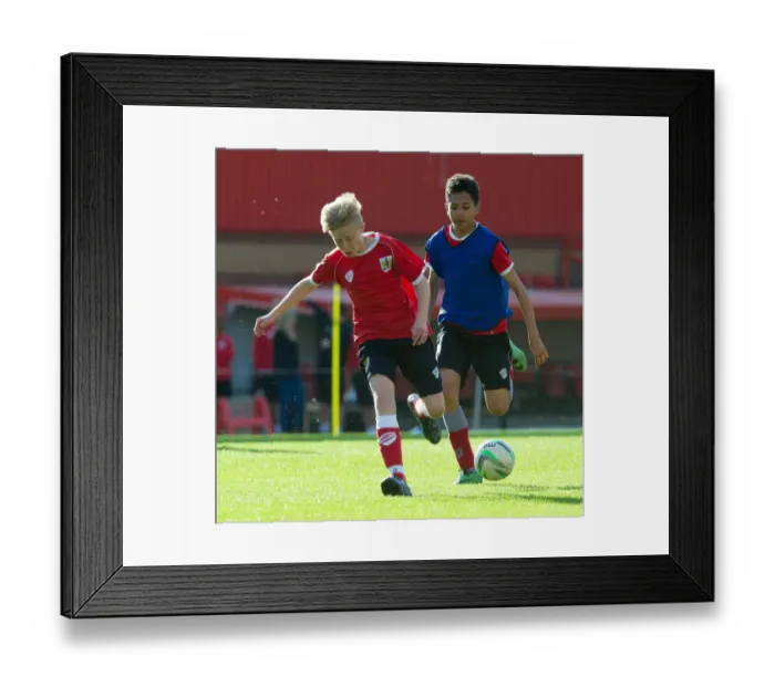 Framed Print : Bristol City Academy Players Train at Ashton Gate Stadium Framed Print : Bristol City Academy Players Train at Ashton Gate Stadium