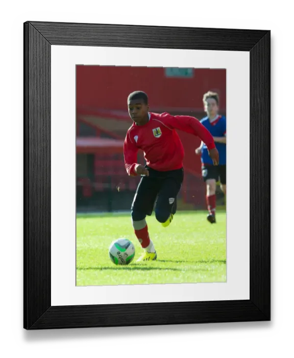 Framed Print : Bristol City Academy Players Train at Ashton Gate Stadium Framed Print : Bristol City Academy Players Train at Ashton Gate Stadium
