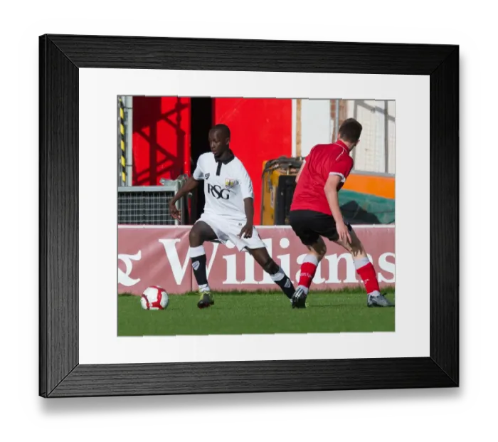 Framed Print : Bristol City Academy Players Train at Ashton Gate Stadium