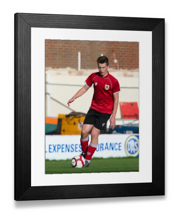 Framed Print : Bristol City Academy Players Train at Ashton Gate Stadium
