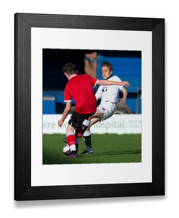 Framed Print : Bristol City Academy Players Train at Ashton Gate Stadium