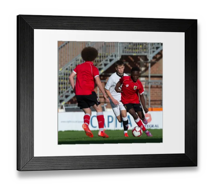 Framed Print : Bristol City Academy Players Train at Ashton Gate Stadium Framed Print : Bristol City Academy Players Train at Ashton Gate Stadium