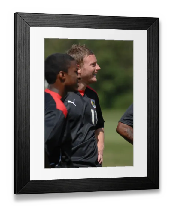 Framed Print : Bristol City First Team: Pre-Season Training 08-09 - Gearing Up for Season Eight-Nine