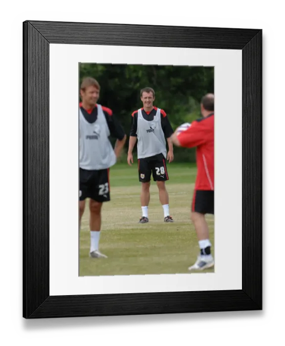 Framed Print : Bristol City First Team: Pre-Season Training 08-09 - Gearing Up for the New Season Framed Print : Bristol City First Team: Pre-Season Training 08-09 - Gearing Up for the New Season