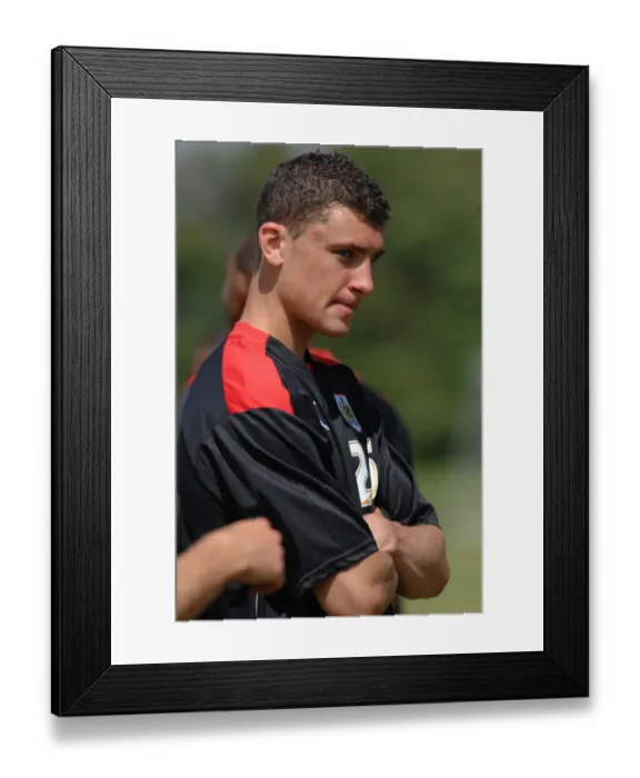 Framed Print : Bristol City First Team: Gearing Up for the 08-09 Season - Pre-Season Training