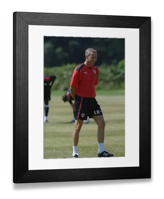 Framed Print : Gearing Up: A Look Into Bristol City First Team's 08-09 Pre-Season Training Framed Print : Gearing Up: A Look Into Bristol City First Team's 08-09 Pre-Season Training