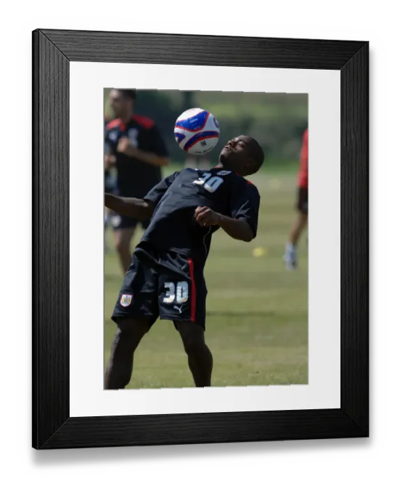 Framed Print : Bristol City First Team: Pre-Season Training 08-09 - Gearing Up for the New Season Framed Print : Bristol City First Team: Pre-Season Training 08-09 - Gearing Up for the New Season