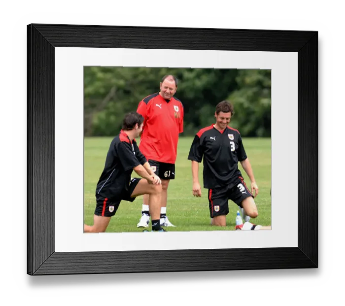 Framed Print : Gearing Up: A Look Into Bristol City First Team's 08-09 Pre-Season Training Framed Print : Gearing Up: A Look Into Bristol City First Team's 08-09 Pre-Season Training