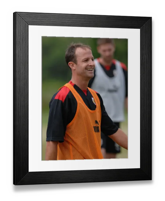 Framed Print : Bristol City First Team: Gearing Up for the 08-09 Season - Pre-Season Training