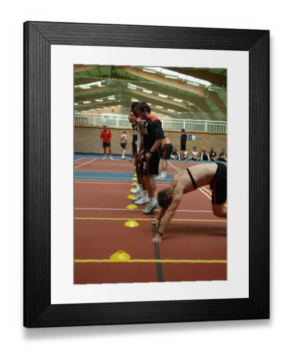 Framed Print : Bristol City First Team: Pre-Season Training 08-09 - Gearing Up for the New Season Framed Print : Bristol City First Team: Pre-Season Training 08-09 - Gearing Up for the New Season