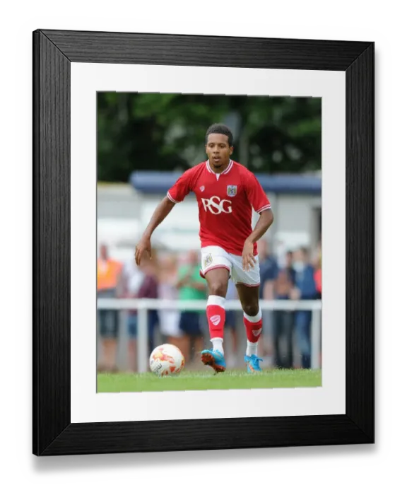 Framed Print : Korey Smith in Action: Bristol City vs. Keynsham, Pre-Season Friendly, July 2015