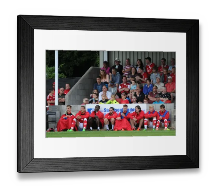 Framed Print : Bristol City Football Club: Players and Staff at Pre-Season Community Game vs. Brislington and Keynsham Town Framed Print : Bristol City Football Club: Players and Staff at Pre-Season Community Game vs. Brislington and Keynsham Town