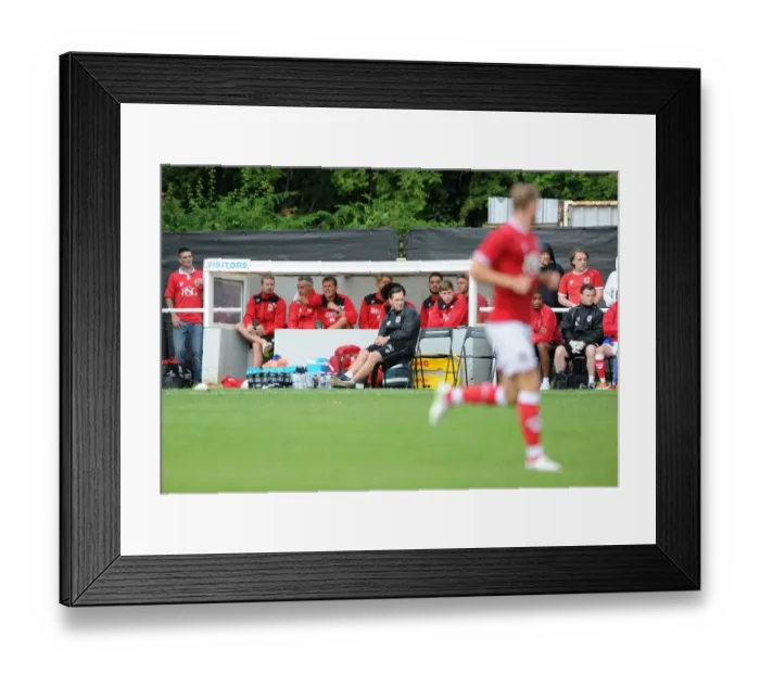 Framed Print : Bristol City FC: Steve Cotterill Gives Instructions during Pre-Season Friendly at Brislington Stadium (July 2015) Framed Print : Bristol City FC: Steve Cotterill Gives Instructions during Pre-Season Friendly at Brislington Stadium (July 2015)