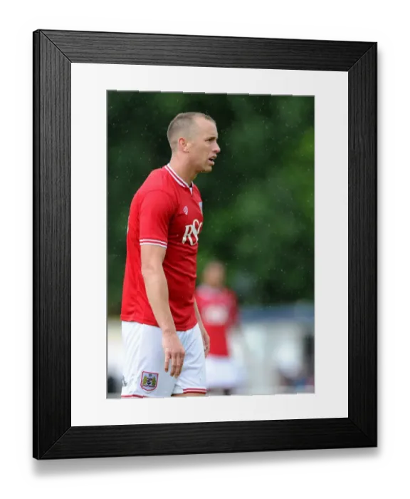 Framed Print : Bristol City FC: Aaron Wilbraham in Pre-Season Action at Brislington Stadium (July 2015) Framed Print : Bristol City FC: Aaron Wilbraham in Pre-Season Action at Brislington Stadium (July 2015)