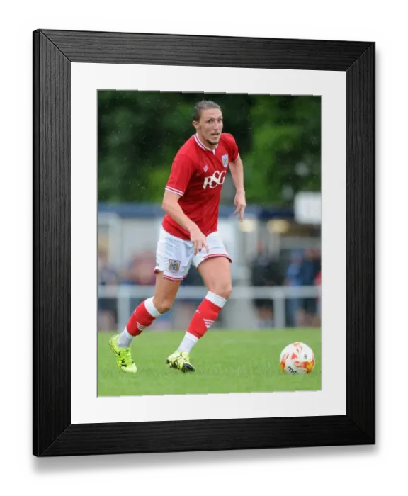 Framed Print : Bristol City FC: Luke Ayling in Pre-Season Action at Brislington Stadium (July 2015) Framed Print : Bristol City FC: Luke Ayling in Pre-Season Action at Brislington Stadium (July 2015)