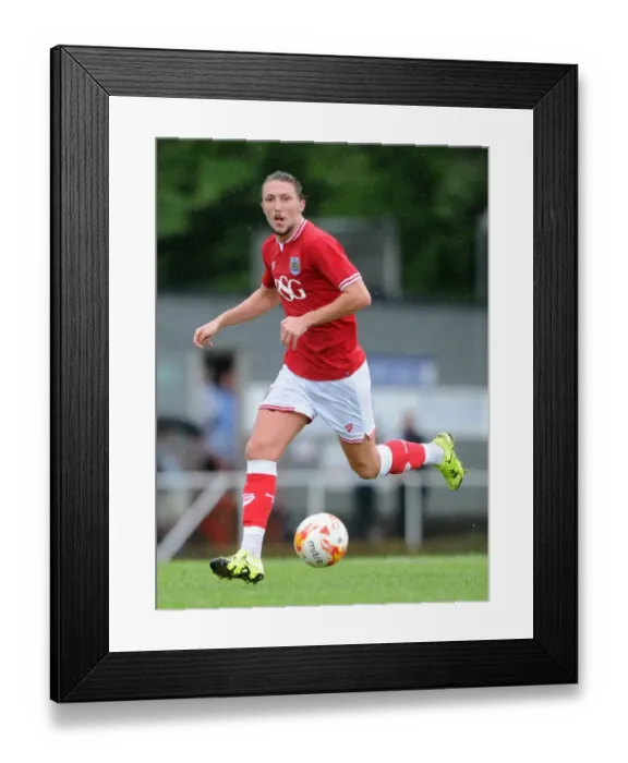 Framed Print : Bristol City FC: Luke Ayling in Action at Brislington Stadium, 2015