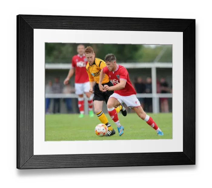 Framed Print : Bristol City's Wes Burns in Action during Pre-Season Friendly at Brislington Stadium (July 2015) Framed Print : Bristol City's Wes Burns in Action during Pre-Season Friendly at Brislington Stadium (July 2015)