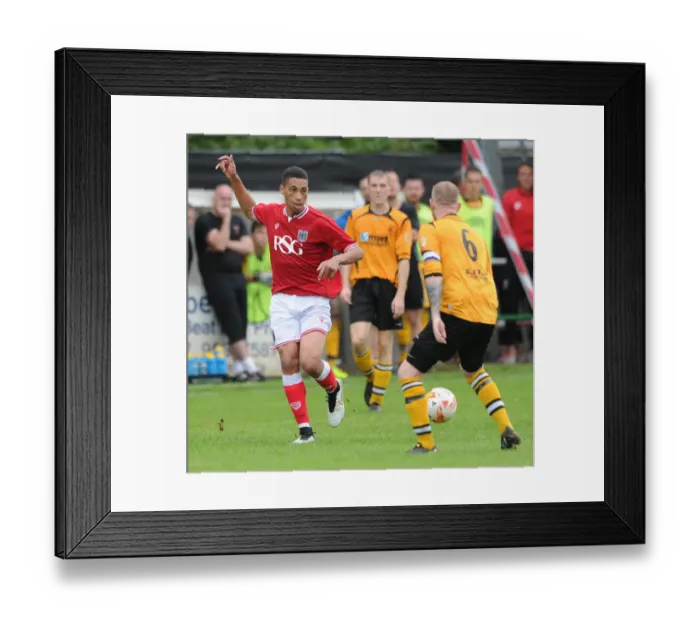 Framed Print : Bristol City FC: Zak Vyner in Action during Pre-Season Friendly at Brislington Stadium (July 2015) Framed Print : Bristol City FC: Zak Vyner in Action during Pre-Season Friendly at Brislington Stadium (July 2015)