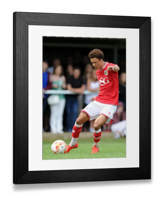 Framed Print : Bristol City's Ash Harper Scores a Stunner: 5-0 Lead at Pre-Season Friendly Framed Print : Bristol City's Ash Harper Scores a Stunner: 5-0 Lead at Pre-Season Friendly