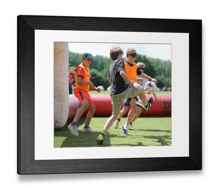 Framed Print : Bristol City FC Pre-Season Community Match at Brislington Stadium (July 2015)