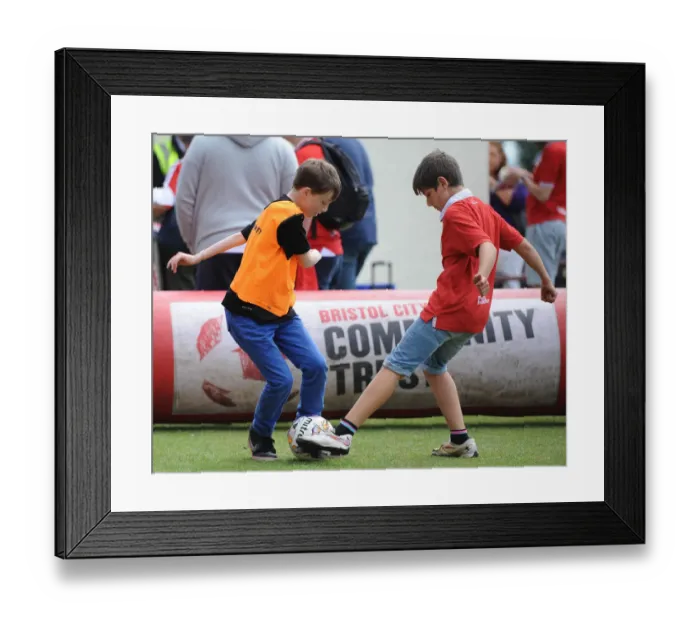 Framed Print : Bristol City FC: Community Pre-Season Match at Brislington Stadium (July 2015) Framed Print : Bristol City FC: Community Pre-Season Match at Brislington Stadium (July 2015)