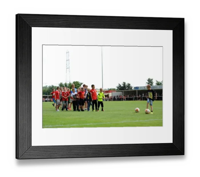 Framed Print : Bristol City Community Trust at Bristol Citys pre-season game against Brislington FC