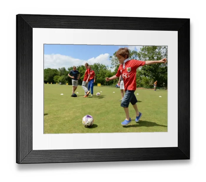 Framed Print : Bristol City Community Trust at Bristol Citys pre-season game against Brislington FC Framed Print : Bristol City Community Trust at Bristol Citys pre-season game against Brislington FC