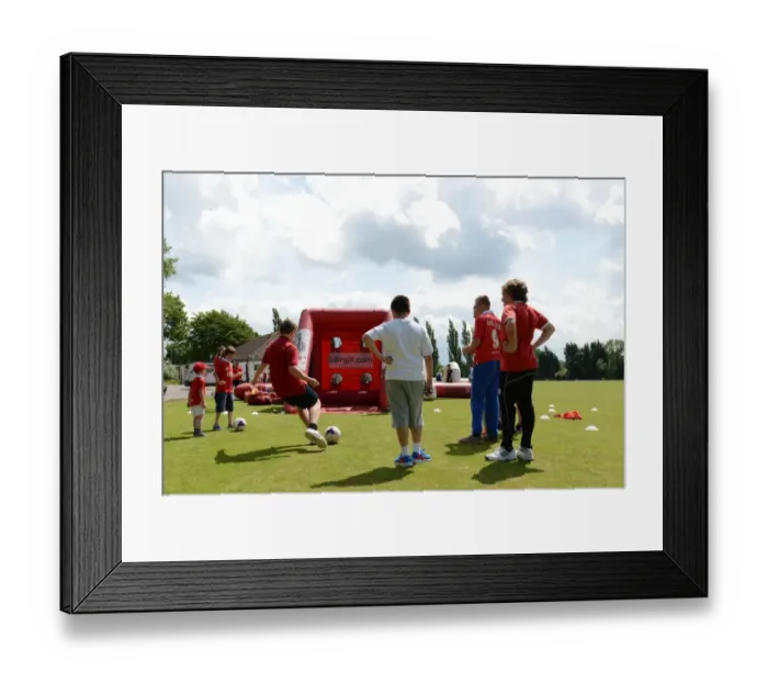 Framed Print : Bristol City FC: Community Training Sessions at Brislington Stadium during Pre-Season Friendly (July 2015) Framed Print : Bristol City FC: Community Training Sessions at Brislington Stadium during Pre-Season Friendly (July 2015)