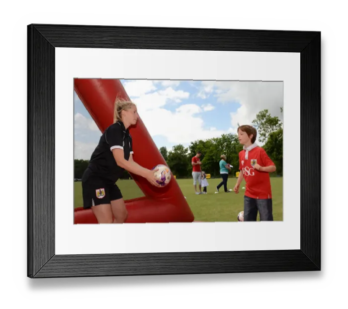 Framed Print : Bristol City FC: Pre-Season Friendly Training at Brislington Stadium, July 2015