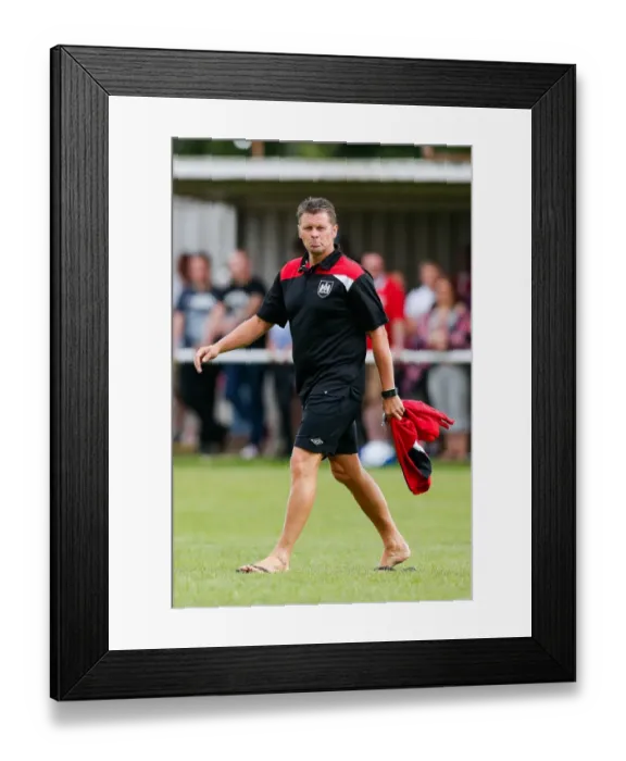 Framed Print : Bristol City FC: Steve Cotterill Watches Preseason Community Match at Brislington Stadium Framed Print : Bristol City FC: Steve Cotterill Watches Preseason Community Match at Brislington Stadium