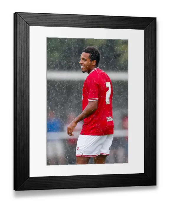 Framed Print : Bristol City's Korey Smith Grins After Scoring in Preseason Community Match vs. Brislington Framed Print : Bristol City's Korey Smith Grins After Scoring in Preseason Community Match vs. Brislington