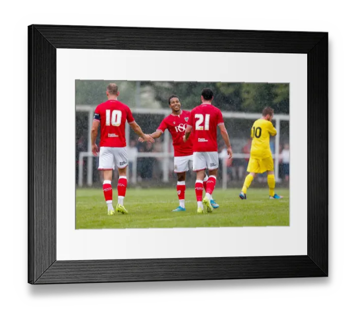 Framed Print : Korey Smith's Radiant Moment: Netting a Goal in Bristol City's Preseason Community Match Framed Print : Korey Smith's Radiant Moment: Netting a Goal in Bristol City's Preseason Community Match