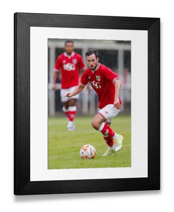 Framed Print : Bristol City FC: Greg Cunningham in Preseason Action against Brislington Framed Print : Bristol City FC: Greg Cunningham in Preseason Action against Brislington