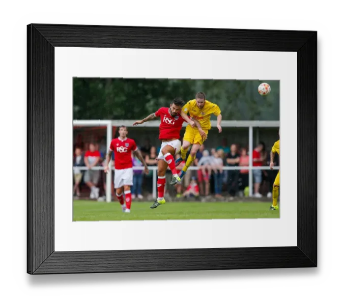 Framed Print : Marlon Pack in Action: Bristol City FC's Pre-Season Community Match vs. Brislington Framed Print : Marlon Pack in Action: Bristol City FC's Pre-Season Community Match vs. Brislington