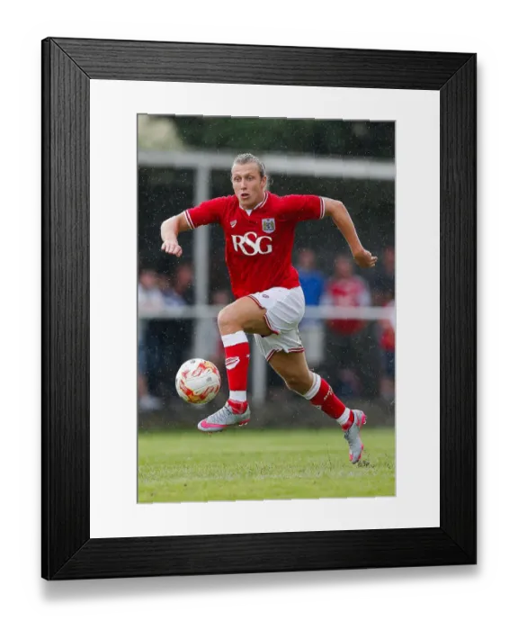 Framed Print : Bristol City FC: Luke Freeman in Preseason Action Against Brislington Framed Print : Bristol City FC: Luke Freeman in Preseason Action Against Brislington