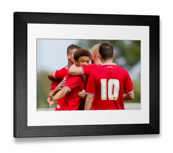 Framed Print : Ash Harper Scores the Winning Goal for Bristol City