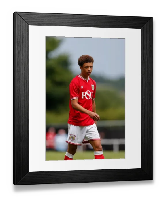 Framed Print : Ash Harper Scores the Winning Goal for Bristol City