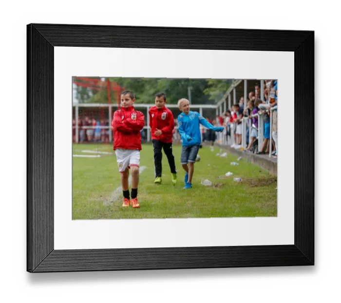 Framed Print : Bristol City FC: Fans Engage in Pre-Season Community Match at Brislington Stadium Framed Print : Bristol City FC: Fans Engage in Pre-Season Community Match at Brislington Stadium