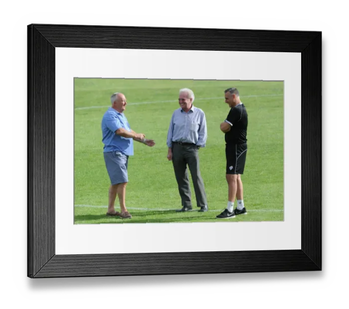 Framed Print : Bristol City Football Club: Directors and Coaches Discussing Pre-Season Strategies Framed Print : Bristol City Football Club: Directors and Coaches Discussing Pre-Season Strategies
