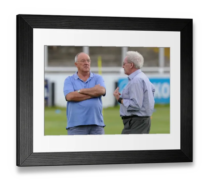 Framed Print : Bristol City FC: Keith Burt and Keith Dawe at Twerton Park (2015) - Pre-Season Friendly Framed Print : Bristol City FC: Keith Burt and Keith Dawe at Twerton Park (2015) - Pre-Season Friendly