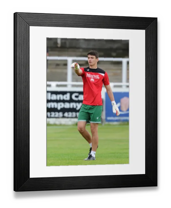 Framed Print : Max O'Leary Saves the Day: Bristol City's Goalkeeper in Action against Bath City (2015)