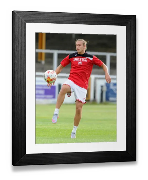 Framed Print : Luke Freeman in Action: Bristol City's Pre-Season Clash at Bath City, 2015 Framed Print : Luke Freeman in Action: Bristol City's Pre-Season Clash at Bath City, 2015