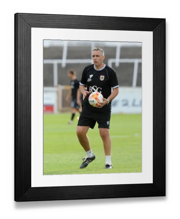 Framed Print : John Pemberton Coaches Bristol City at Pre-Season Friendly (2015) Framed Print : John Pemberton Coaches Bristol City at Pre-Season Friendly (2015)