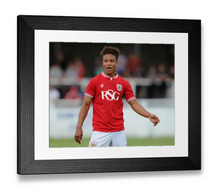 Framed Print : Bobby Reid in Action: Bristol City vs Bath City, 2015 Pre-Season Friendly at Twerton Park Framed Print : Bobby Reid in Action: Bristol City vs Bath City, 2015 Pre-Season Friendly at Twerton Park